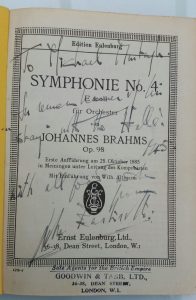 Brahms Autographed by Barbirolli